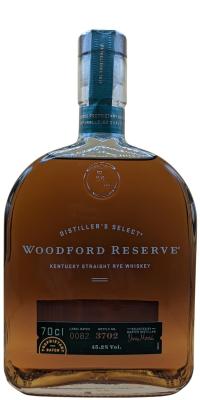 Woodford Reserve Distiller's Select Kentucky Straight Rye Whisky Charred New American Oak Barrels Brown-Forman Netherlands B.V 45.2% 700ml