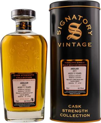 Ardlair 2011 SV Cask Strength Collection Refill Oloroso Sherry Butt 62.5% 700ml