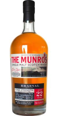 Braes of Glenlivet 1994 TGWC The Munros American Bourbon Barrel 55.6% 750ml