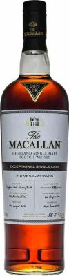 Macallan 2017 ESB-2339 05 European Oak Sherry Butt 58.5% 750ml