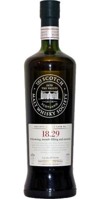 Inchgower 1985 SMWS 18.29 Welcoming mouth-filling and moreish Refill Bourbon Hogshead 49.5% 700ml
