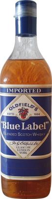 Oldfield's Blue Label 5yo Imported Celsa Cia Espanola de Licores S.A. Madrid 43% 750ml