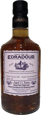 Edradour 2009 Bordeaux Cask Matured #149 58.1% 750ml