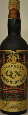 Cameron's QX Blended Scotch Whisky Brams S.R.L. Bologna 43% 750ml