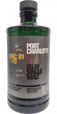 Port Charlotte Mrc: 01 2010 Ex-Wine Casks from Bordeaux 59.2% 700ml