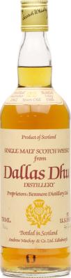 Dallas Dhu 1962 UD Andrew Mackay & Co. Ltd. Edinburgh 46% 750ml