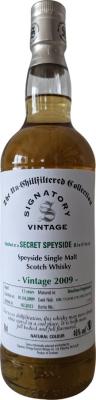 Secret Speyside 2009 SV The Un-Chillfiltered Collection Bourbon Hogshead 46% 700ml