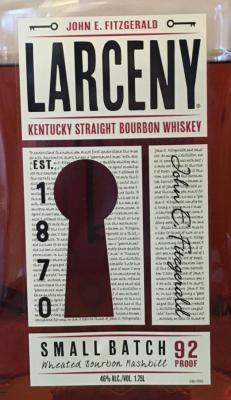 John E. Fitzgerald Larceny 1870 46% 1750ml