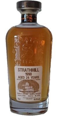 Strathmill 1990 SV Cask Strength Collection #100189 Waldhaus am See St. Moritz 49.9% 700ml