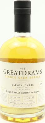 Glentauchers 2009 GtDr Ex-Bourbon Barrel #700435 46.2% 500ml