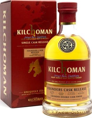 Kilchoman 2012 Founders Cask 5th Edition Calvados Double Cask Finish 54.8% 700ml