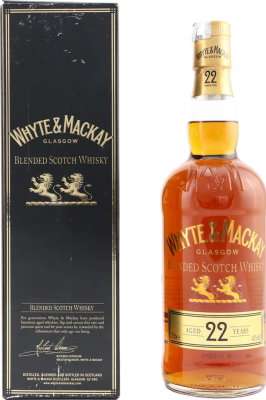 Whyte & Mackay 22yo W&M Blended Scotch Whisky 43% 700ml