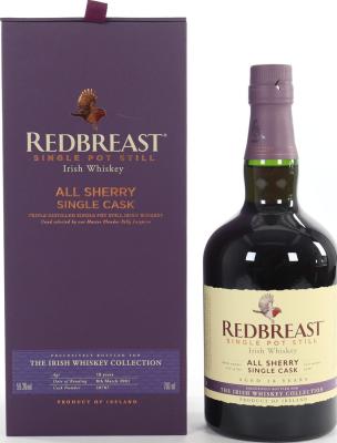 Redbreast 2001 All Sherry Single Cask All Sherry The Irish Whisky Collection 59.3% 700ml