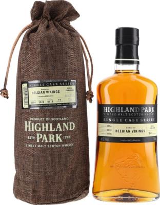 Highland Park 2004 Single Cask Series Refill Sherry Puncheon #6116 Belgian Vikings 62.4% 700ml