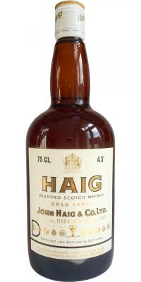 Haig Gold Label Blended Scotch Whisky Pierre Riviere & Cie 43% 750ml