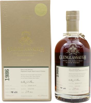 Glenglassaugh 1986 Rare Cask Release Sherry Butt Whisky Live Tokyo 2014 43.9% 700ml
