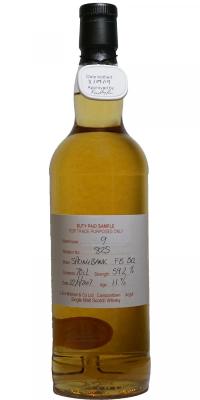 Springbank 2007 Duty Paid Sample For Trade Purposes Only 1st Fill Bourbon Barrel Rotation 825 59.2% 700ml