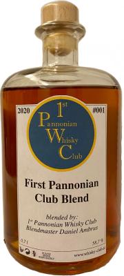 1st Pannonian Whisky Club 1st Pannonian Club Blend #001 58.7% 700ml