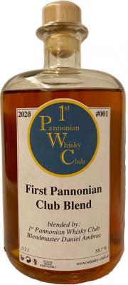 1st Pannonian Whisky Club 1st Pannonian Club Blend #001 58.7% 700ml