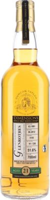 Glenrothes 1991 DT Dimensions 21yo #5155 51.6% 700ml