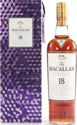 Macallan 18yo Sherry Wood 43% 750ml