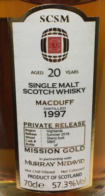 Macduff 1997 MM 57.3% 700ml