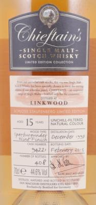 Linkwood 1997 IM Chieftain's Limited Edition Collection 15yo #94221 44.6% 700ml