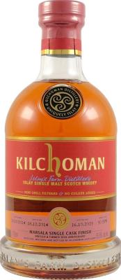 Kilchoman 2014 Marsala Single Cask Finish Ex-Bourbon Barrel Marsala Cask Finish Bresser & Timmer 30th Anniversary 55.6% 700ml