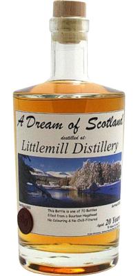 Littlemill 1992 BW A Dream of Scotland Bourbon Hogshead 51.6% 700ml