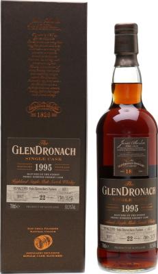 Glendronach 1995 Single Cask Batch 16 Pedro Ximenez Sherry Puncheon #3311 50.3% 700ml