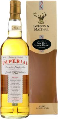 Imperial 1994 GM Licensed Bottling Refill Remade Hogshead #7297 Single Cask for Denmark 46% 700ml