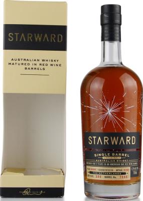 Starward 2017 Single Cask French Oak Red Wine Gung Hay Fat Choy Whisky Group 56.6% 700ml