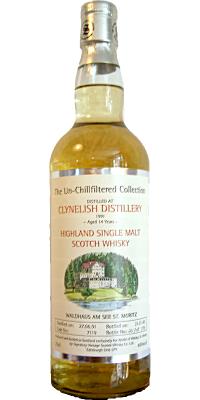 Clynelish 1991 SV The Un-Chillfiltered Collection Waldhaus am See Oak Hogshead #7119 46% 700ml