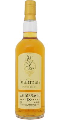 Balmenach 18yo MBl The Maltman 43% 700ml