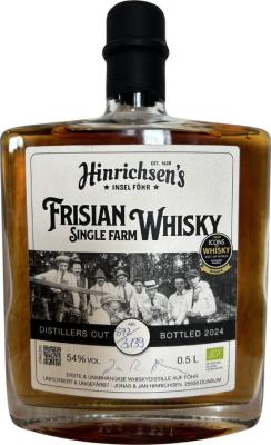 Hinrichsen's Frisian Single Farm Whisky Distillers Cut 54% 500ml