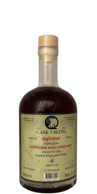 Agitator 2018 CV Unfiltered And Untamed Ex-Bourbon 1st fill chestnut finish 59.1% 500ml