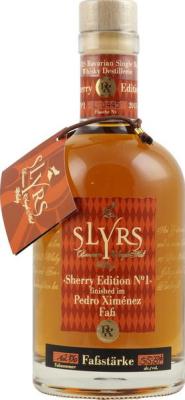 Slyrs Pedro Ximenez Fassstarke Sherry Edition #1 55.3% 350ml