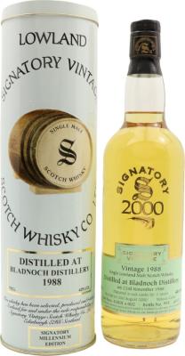 Bladnoch 1988 SV Millennium Edition 11yo Oak Casks 42001 + 42002 43% 700ml