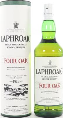 Laphroaig Four Oak Ex-Bourbon QC Virgin American European Oa 40% 1000ml
