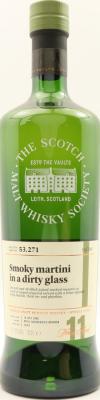 Caol Ila 2006 SMWS 53.271 Smoky martini in a dirty glass Refill Ex-Bourbon Hogshead 57.3% 700ml