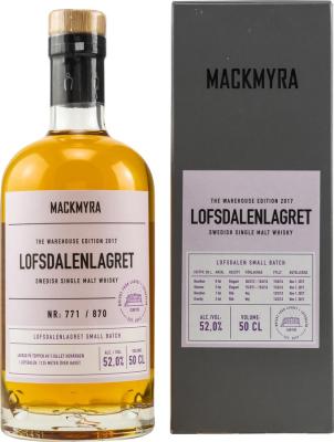 Mackmyra Lofsdalenlagret Warehouse Edition Bourbon Oloroso Gravity Casks 52% 500ml