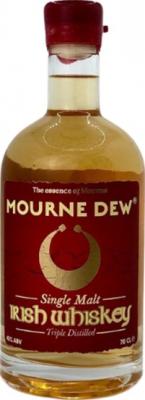 Mourne Dew Single Malt Irish Whisky Triple Distilled bourbon casks & finished in IPA casks 43% 700ml