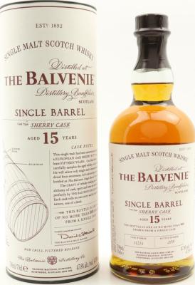 Balvenie 15yo Single Barrel Sherry Cask #11280 47.8% 700ml