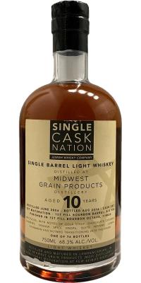 Single Barrel Light Whisky 2006 JWC Single Cask Nation Bourbon Barrel + Bourbon Octave Finish 287 68.3% 750ml