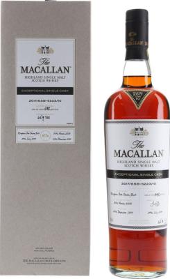 Macallan 2017/ESB-5223/10 Exceptional Single Cask European Oak Sherry Butt 65.9% 700ml