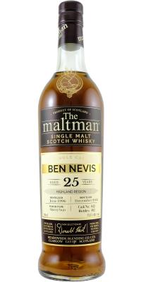 Ben Nevis 1996 Sherry Butt Alba Import oHG 52.1% 700ml