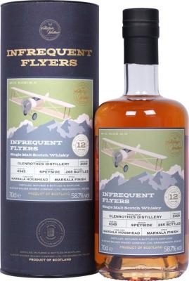 Glenrothes 2009 AWWC Infrequent Flyers Marsala Hogshead Finish #6345 58.7% 700ml