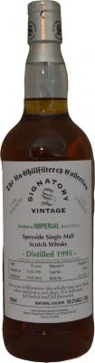 Imperial 1995 SV The Un-Chillfiltered Collection Cask Strength #50194 Vine & Table 50.2% 750ml