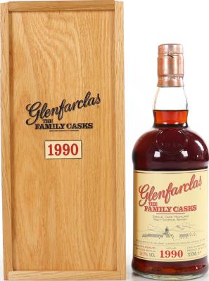 Glenfarclas 1990 The Family Casks Wooden Box 16yo Sherry Butt #9246 58.9% 700ml