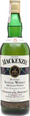 The Real Mackenzie 5yo Blended Scotch Whisky Savas S.p.A. Canelli Italy 40% 750ml